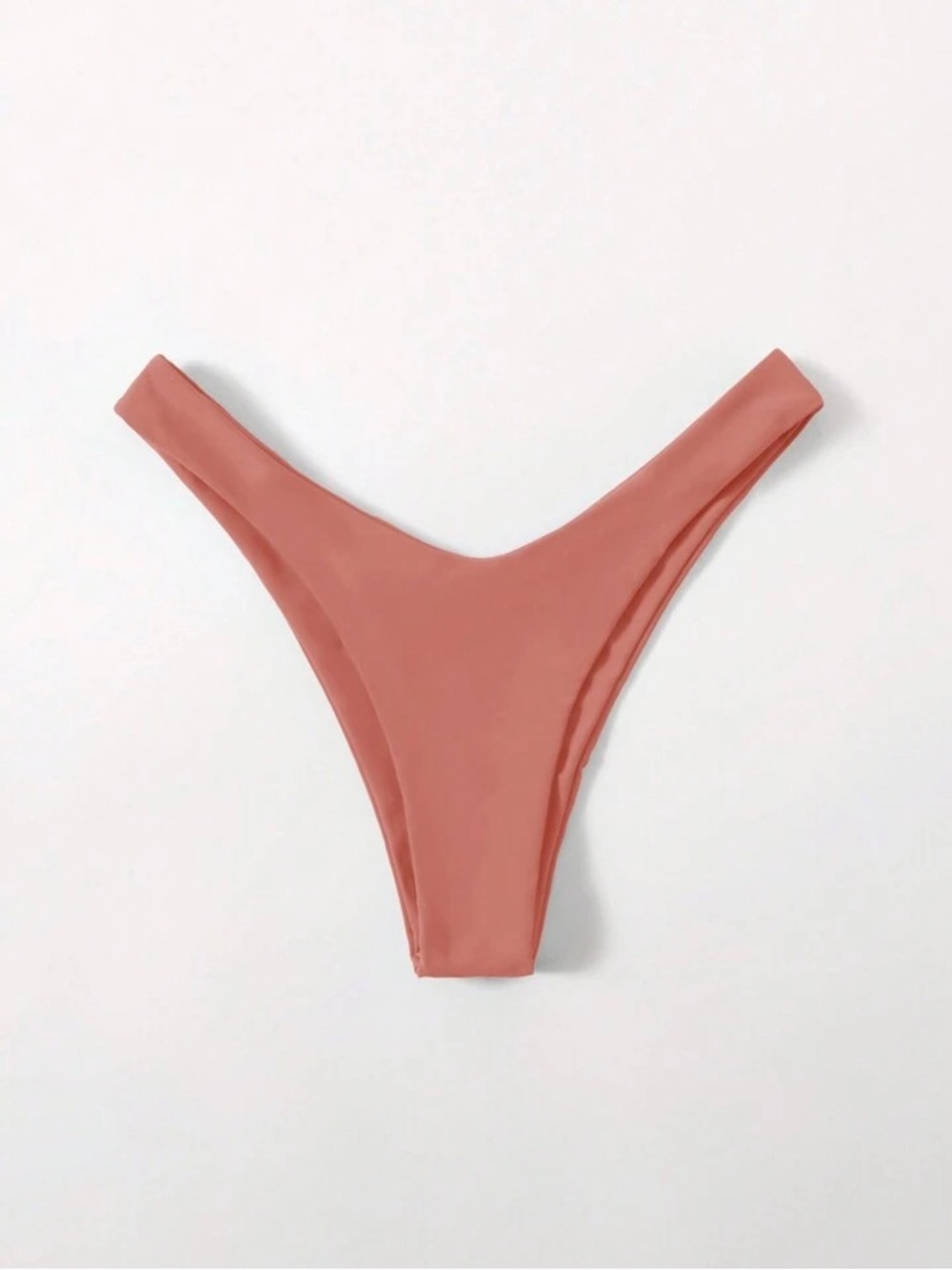 High-Cut Women's Swim Bottom - Peach
